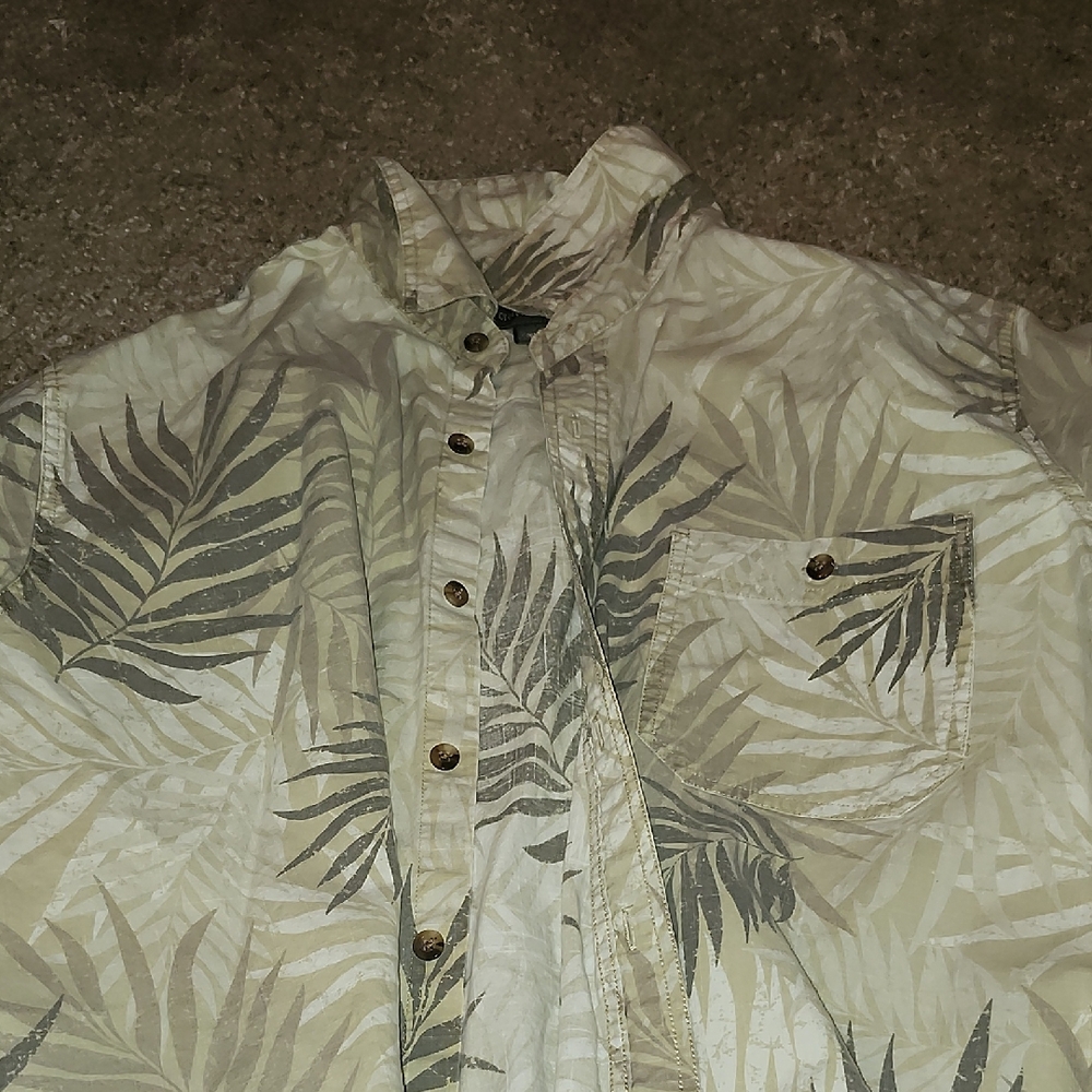 Croft & Barrow Cream Tan Lightweight Shirt Jacket